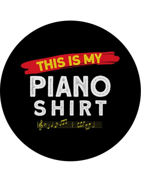 PopSockets Adhesivo PopGrip Profesor de Piano Negro PopSockets Adhesivo PopGrip Profesor de Piano Negro