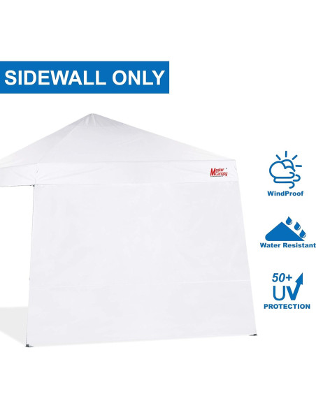 Pared Lateral MASTERCANOPY para Carpa 3x3m Blanca Pared Lateral MASTERCANOPY para Carpa 3x3m Blanca