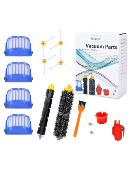 Kit de Reemplazo KEEPOW para iRobot Roomba 600 Series - 12 Piezas Kit de Reemplazo KEEPOW para iRobot Roomba 600 Series - 12 Piezas