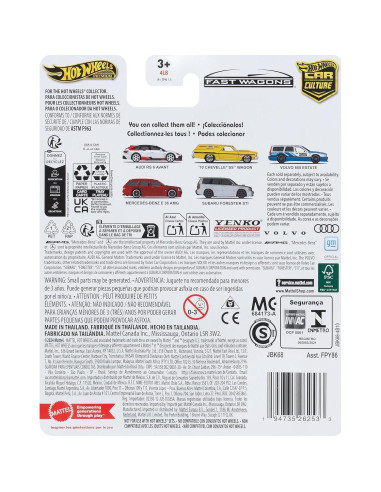 Vehículo Hot Wheels Cultura Automovilística Premium 1:64