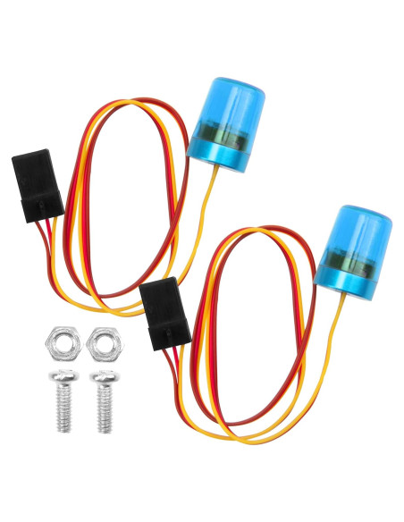 Luz de Alarma LED Rotativa Vgoohobby para Coche RC 2 Pcs Luz de Alarma LED Rotativa Vgoohobby para Coche RC 2 Pcs