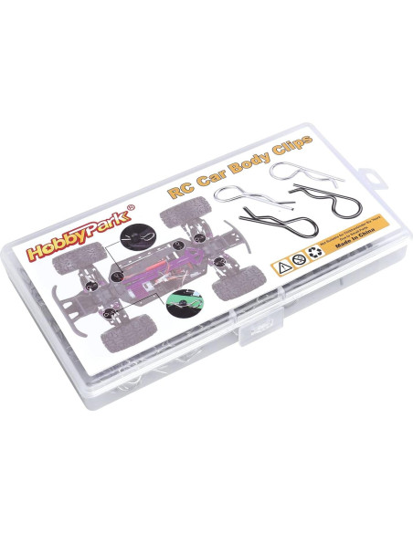 Clips Universales para Carro RC HobbyPark 150 Piezas Clips Universales para Carro RC HobbyPark 150 Piezas