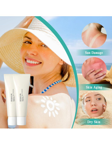Protector Solar Orgánico SPF50 Alivio Sol - Cuidado Piel Coreano