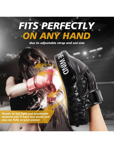 Mitones de Boxeo FIVING - Almohadillas Curvadas Unisex Mitones de Boxeo FIVING - Almohadillas Curvadas Unisex