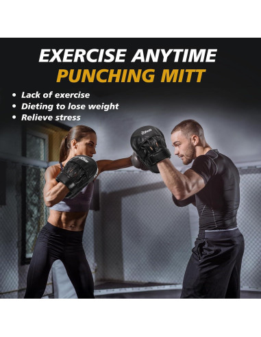 Mitones de Boxeo FIVING - Almohadillas Curvadas Unisex