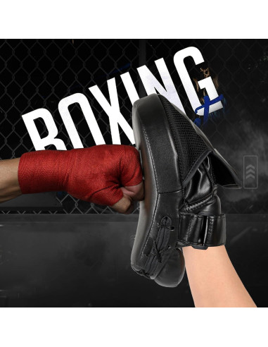 Mitones de Boxeo Valleycomfy VBP para Hombres - Cuero Sintético
