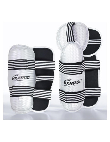 Conjunto de Protectores de Espinillas y Brazos HXRROO - Taekwondo, Karate, Kickboxing