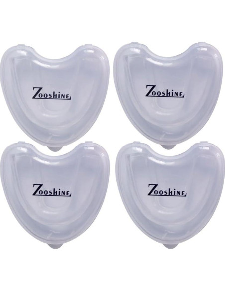 4 Protectores Bucales Moldeables Zooshine Chroma para Deportes 4 Protectores Bucales Moldeables Zooshine Chroma para Deportes