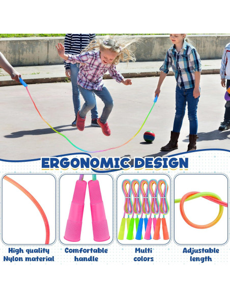 Cuerda de Salto ZATAYE para Niños 2.3m Nylon Multicolor 6pcs Cuerda de Salto ZATAYE para Niños 2.3m Nylon Multicolor 6pcs