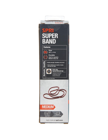 Banda de Resistencia SPRI Superbands Roja 101.6 cm x 2.54 cm