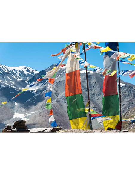 Banderas de Oración Tibetanas Himalaya 172.72 cm Multicolor Banderas de Oración Tibetanas Himalaya 172.72 cm Multicolor
