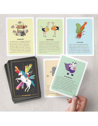 Baraja de Tarjetas de Afirmación Knock Knock Deluxe - 100 Tarjetas
