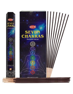 Paquete de 120 Varitas de Incienso 7 Chakra Trumiri 2
