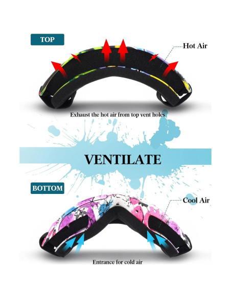 Gafas de Motocicleta Desmontables Frienda - Protección Facial Gafas de Motocicleta Desmontables Frienda - Protección Facial