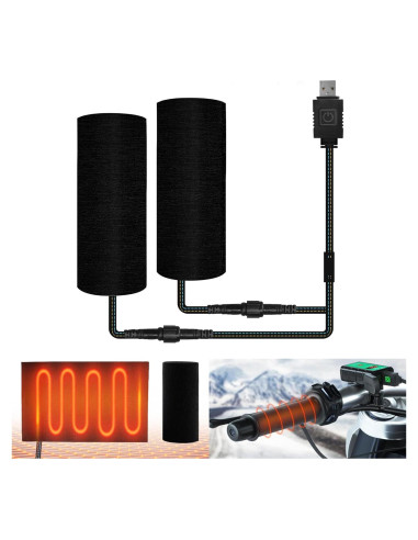 Cubierta de Agarre Calentado Powersports 5V USB Impermeable