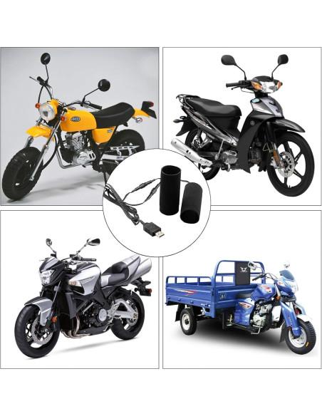 Cubierta de Agarre Calentado Powersports 5V USB Impermeable Cubierta de Agarre Calentado Powersports 5V USB Impermeable
