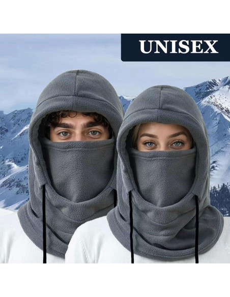 Máscara Balaclava LANGYAO para Esquí y Ciclismo - Gris Máscara Balaclava LANGYAO para Esquí y Ciclismo - Gris