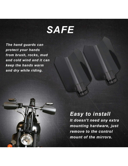 Guardas de Manos StarknightMT para Motocicleta Harley 2014-2022 Guardas de Manos StarknightMT para Motocicleta Harley 2014-2022