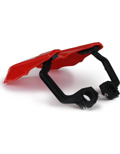 Protectores de Manos AnXin para Motocicleta 7/8" y 1 1/8" Rojo