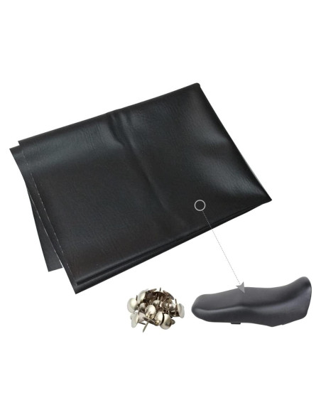 Funda de Asiento de Motocicleta MOTOBA de Cuero Sintético 100x70cm Funda de Asiento de Motocicleta MOTOBA de Cuero Sintético 100x70cm