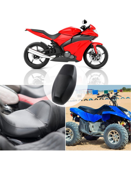 Funda de Asiento de Motocicleta MOTOBA de Cuero Sintético 100x70cm Funda de Asiento de Motocicleta MOTOBA de Cuero Sintético 100x70cm