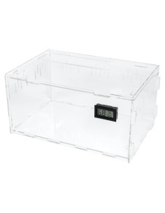 Tanque de Cría para Reptiles BETAZOOER 29x20cm con Higrómetro