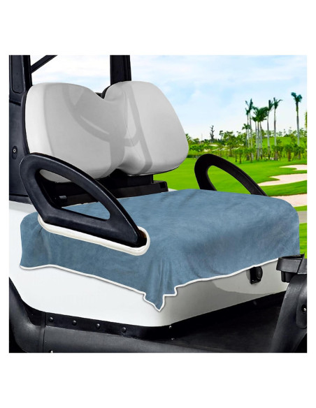 Fundas de Asiento para Carro de Golf YOKYHOM Microfibra Gris 130x79cm Fundas de Asiento para Carro de Golf YOKYHOM Microfibra Gris 130x79cm