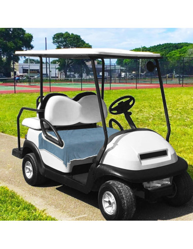 Fundas de Asiento para Carro de Golf YOKYHOM Microfibra Gris 130x79cm