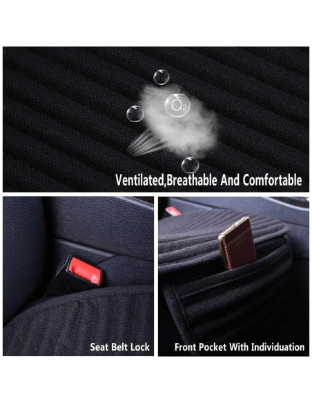 Fundas de Asiento de Coche Suninbox Universales Beige Fundas de Asiento de Coche Suninbox Universales Beige