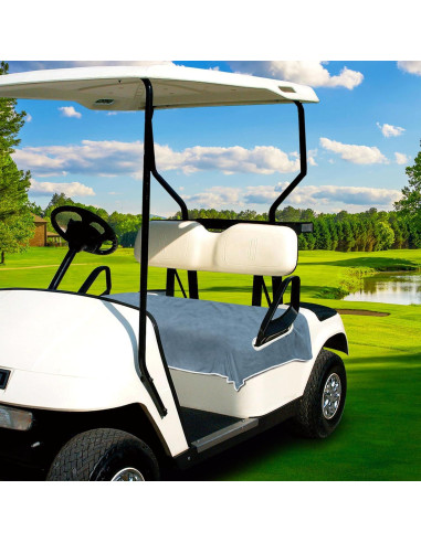 Fundas de Asiento para Carro de Golf YOKYHOM Microfibra Gris 130x79cm