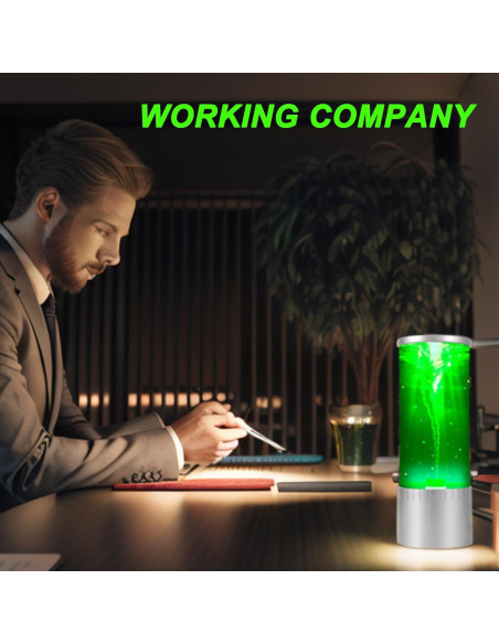 Lámpara Tornado LED KACASHIP 27.94 cm 7 Colores USB Lámpara Tornado LED KACASHIP 27.94 cm 7 Colores USB