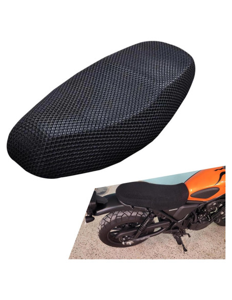 Funda de Asiento de Motocicleta Zeathery HERYZYT3334BL-M Negra Funda de Asiento de Motocicleta Zeathery HERYZYT3334BL-M Negra