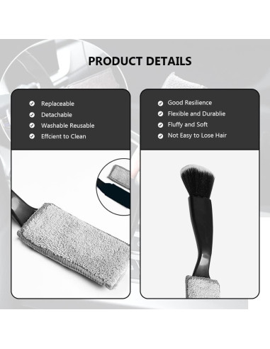Cepillo de Detalle para Autos Smeyta SASZ03 - 3 Piezas