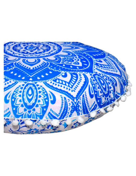 Funda de Almohada de Meditación CRAFT KALA 55 cm Algodón Bohemio Funda de Almohada de Meditación CRAFT KALA 55 cm Algodón Bohemio