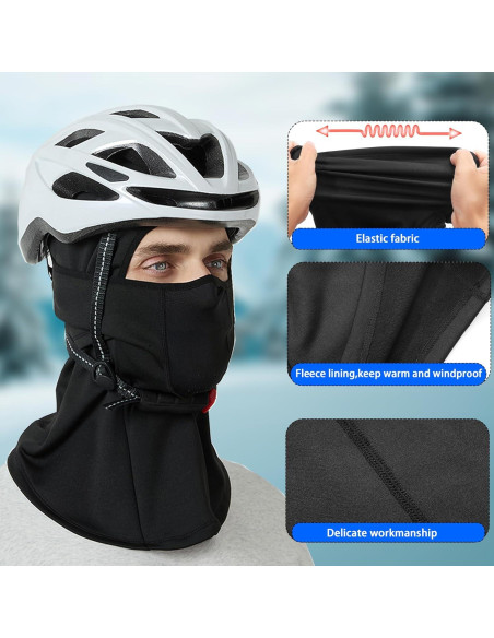 Balaclava de Invierno para Esquí y Ciclismo - Negro - Mujer Balaclava de Invierno para Esquí y Ciclismo - Negro - Mujer