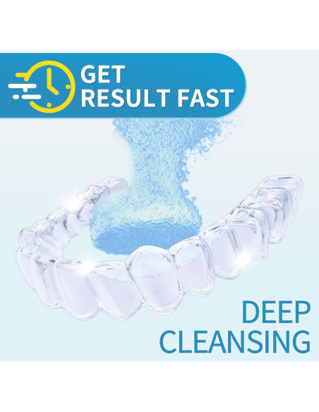 Tabletas Limpiadoras GENKENT para Retenedores y Aparatos Dentales - 60 Unidades Tabletas Limpiadoras GENKENT para Retenedores y Aparatos Dentales - 60 Unidades