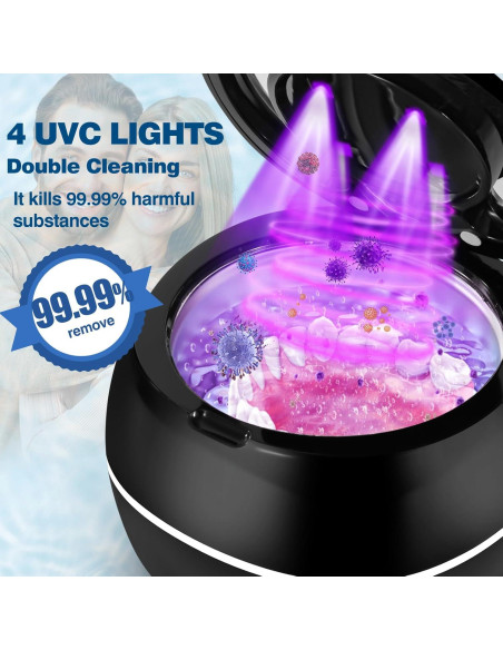 Limpiadora Ultrasónica de Retenedores HuiHoonINO 42KHz 28W 180ml Limpiadora Ultrasónica de Retenedores HuiHoonINO 42KHz 28W 180ml