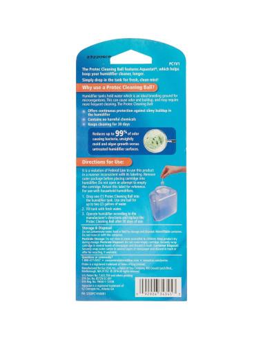 Cartucho de limpieza ProTec PC-2 para humidificador, 2 unidades