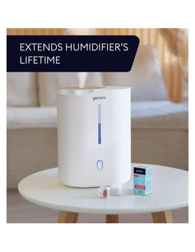 Cartuchos de Agua Geniani para Humidificador - Paquete de 2