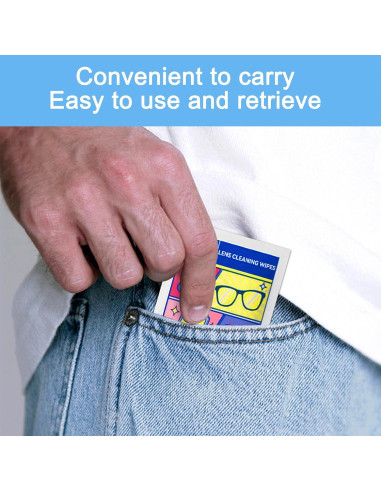 Toallitas para Lentes DingCai 500 Unidades Prehumedecidas