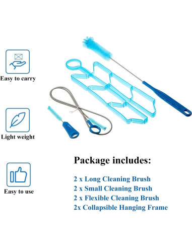 Kit de Limpieza 8 en 1 Patelai para Bolsa de Hidratación