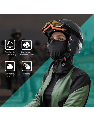 Mascarilla Balaclava 3 Piezas Protección Solar Transpirable