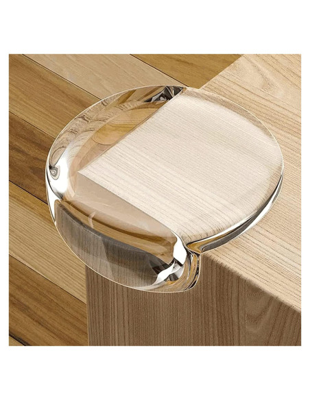 24 Protectores de Esquinas BECOMTO Transparente de Silicona 24 Protectores de Esquinas BECOMTO Transparente de Silicona