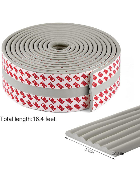 Protector de Esquinas y Bordes Dovesail 5m Gris NBR Protector de Esquinas y Bordes Dovesail 5m Gris NBR
