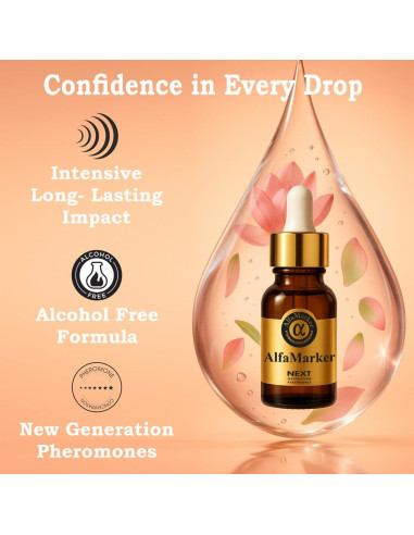 Aceite de Perfume para Mujer AlfaMarker 5ml con Feromonas