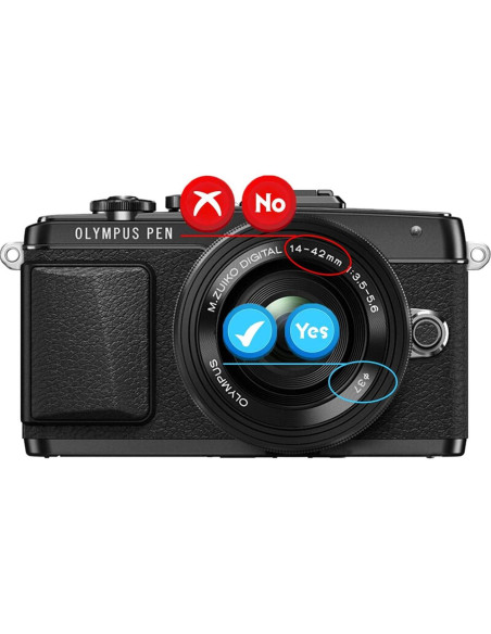 Tapa de lente 37mm para Olympus y Panasonic - 2 Pack Tapa de lente 37mm para Olympus y Panasonic - 2 Pack