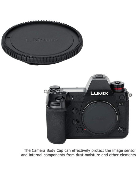 Kit de tapa de cuerpo y lente trasera para cámaras L Leica Panasonic Sigma Kit de tapa de cuerpo y lente trasera para cámaras L Leica Panasonic Sigma