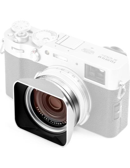 Capucha Adaptadora Plateada NiSi para Fujifilm X100 - Filtro UV Capucha Adaptadora Plateada NiSi para Fujifilm X100 - Filtro UV