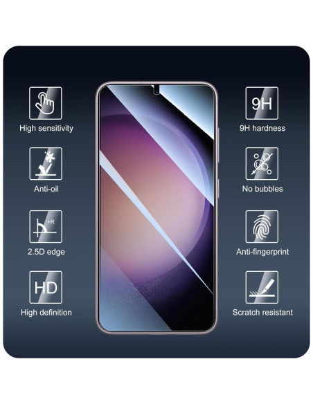 Protector de Pantalla y Lente para Samsung Galaxy S23 - Dureza 9H Protector de Pantalla y Lente para Samsung Galaxy S23 - Dureza 9H
