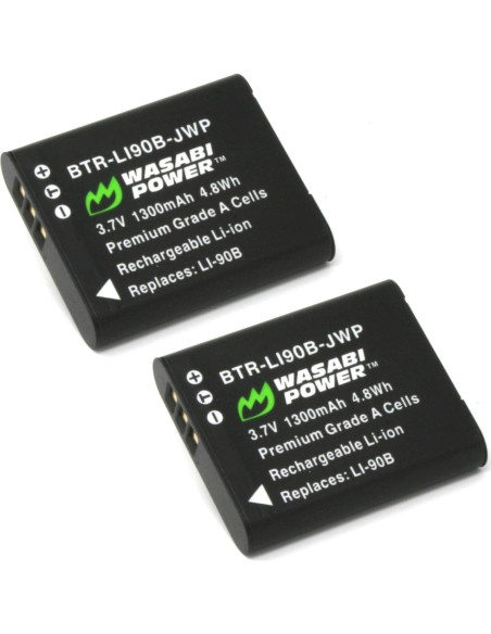 Batería Wasabi Power DB-110 + Cargador Dual USB-C para Ricoh Batería Wasabi Power DB-110 + Cargador Dual USB-C para Ricoh